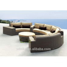 SZ- (32) Rattan-Outdoor-Möbel runde modulare Sofa-Sets